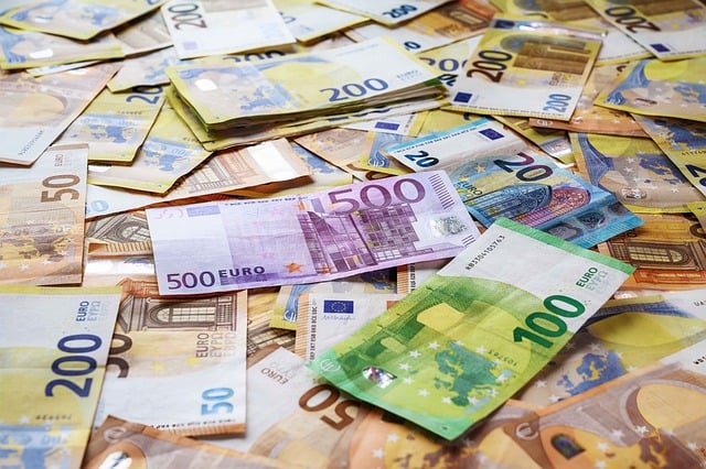 euro bankovky